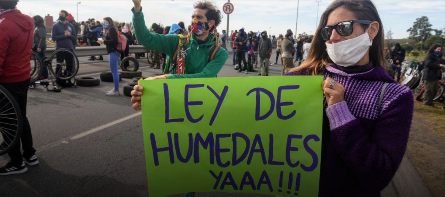 Ambientalistas cortan el puente Rosario – Victoria