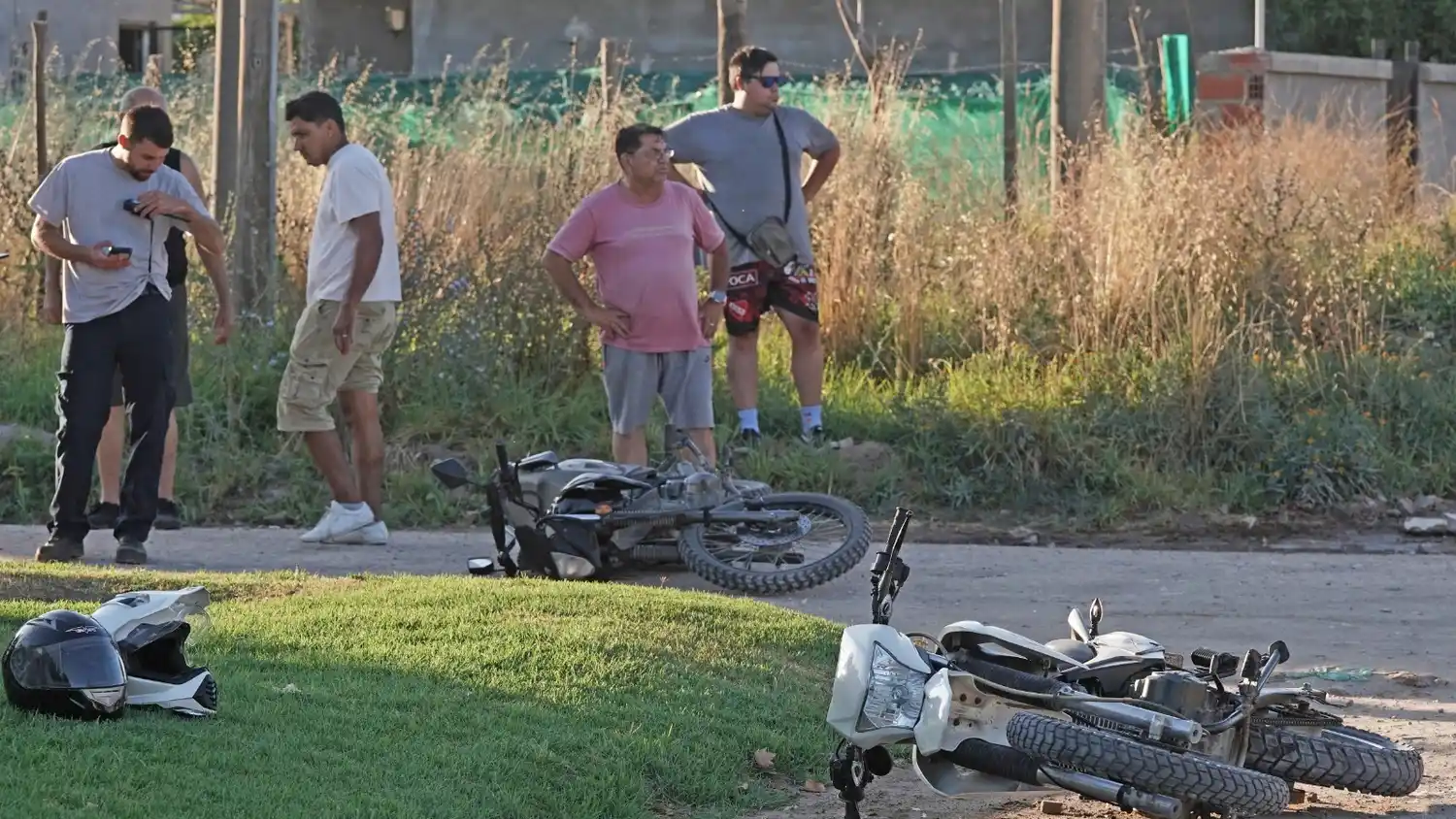 En calles 62 y 83. Dos rodados de 150 cc. colisionaron ayer a la tarde