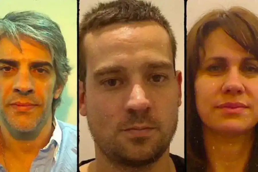 Pablo Echarri, Santiago Moreno Charpentier y Nancy Verónica Dupláa