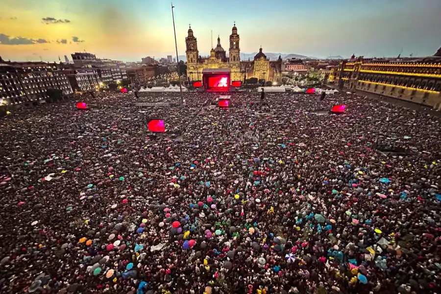 Concierto de Los Fabulosos Cadillacs reunió a 300.000 personas en México