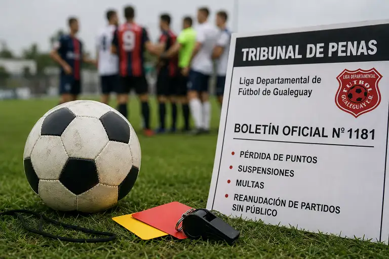 El Tribunal de Penas dejó sanciones, polémica y un fuerte debate en el fútbol de Gualeguay