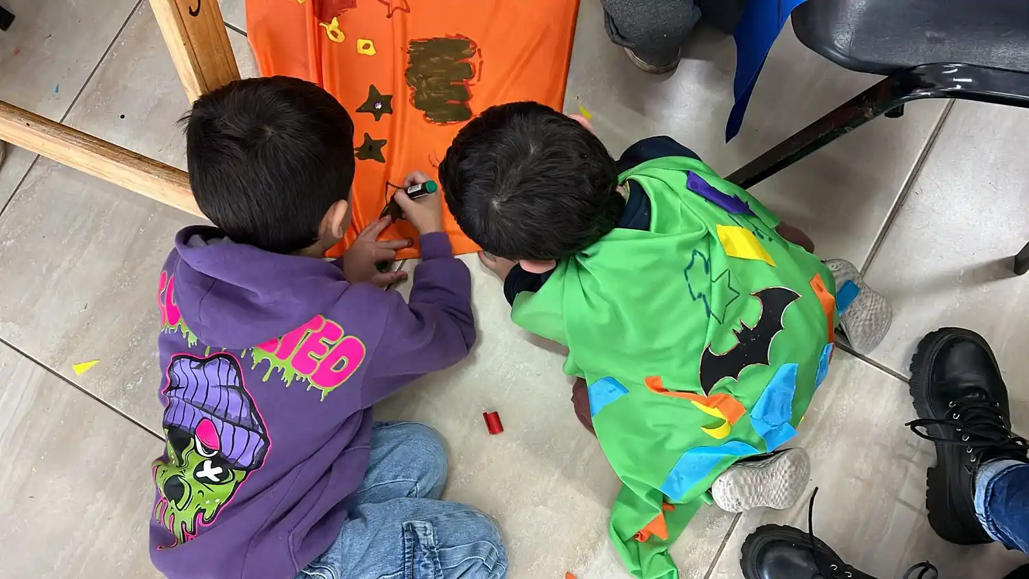 Los niños, los principales protagonistas.