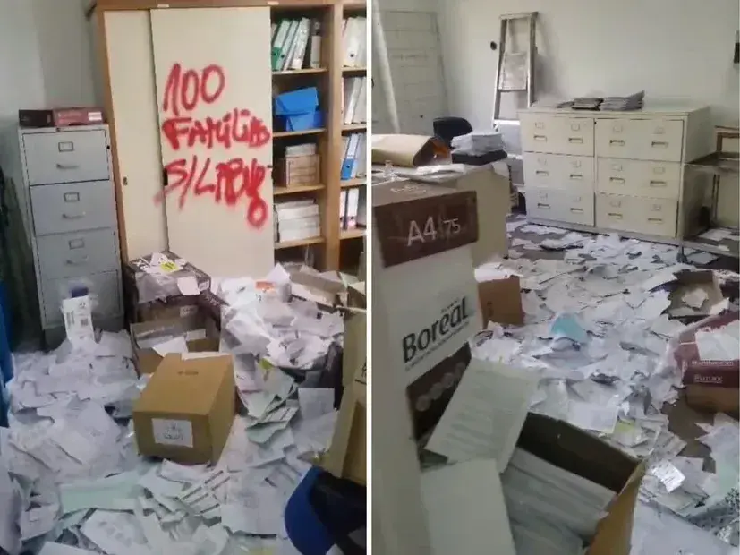 Imágenes que trascendieron del laboratorio HLB Pharma apenas quedó en el centro de la investigación por las muertes. Foto: Clarín