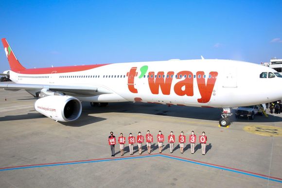 T’Way Air comienza su primera ruta transpacífica