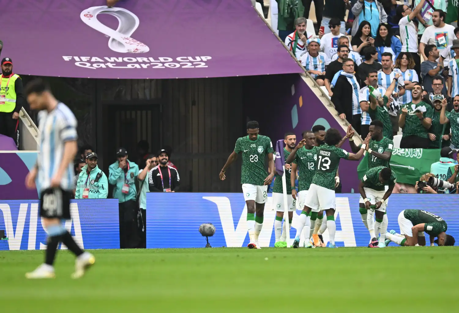 Arabia Saudita tuvo dos situaciones y metió dos goles: las estadísticas del partido