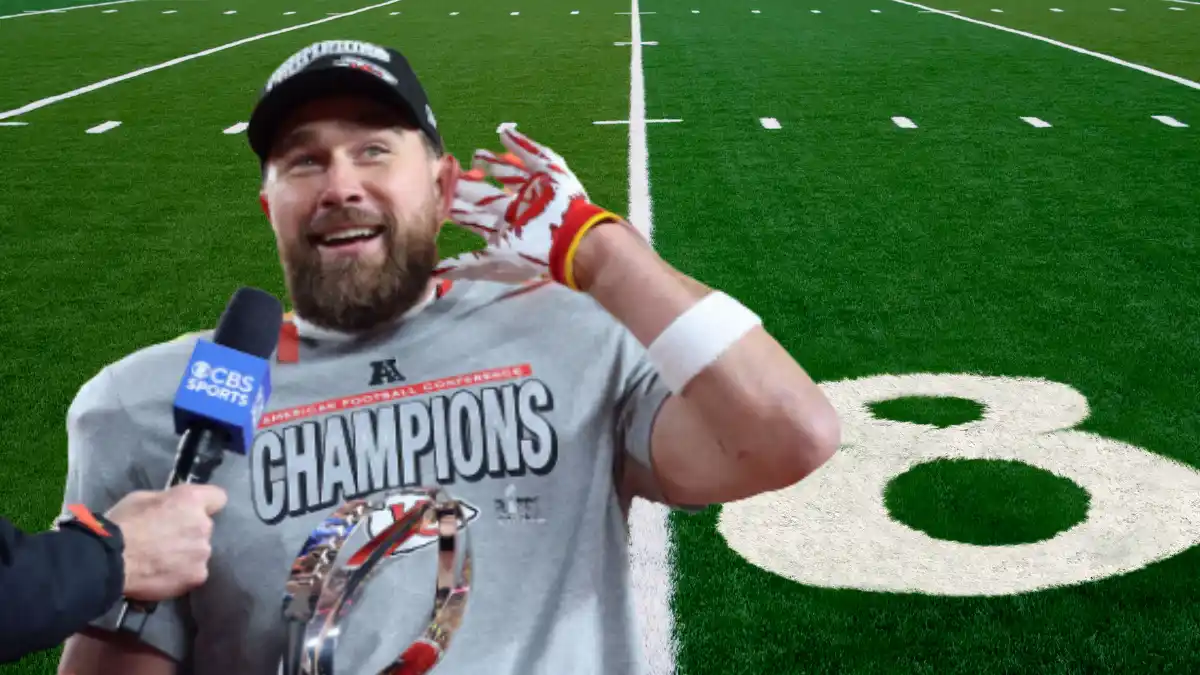 Travis Kalce es el ala de más importante de su equipo y logró superar sus adiciones por el deporte