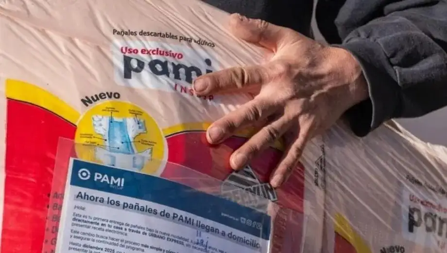 La entrega de pañales del PAMI se realiza en el domicilio, sin intermediarios.