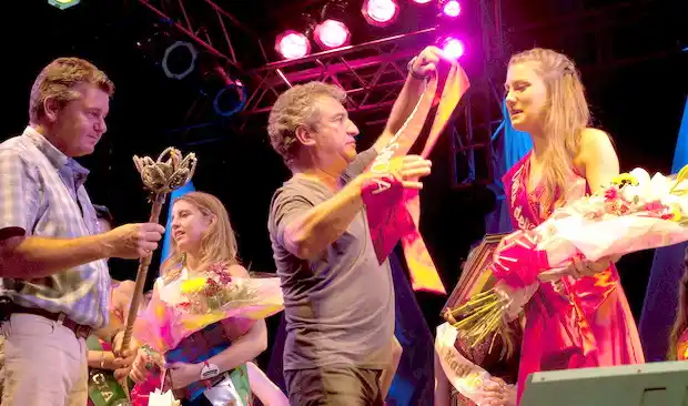 Urribarri estuvo en la Fiesta de la Sandía
