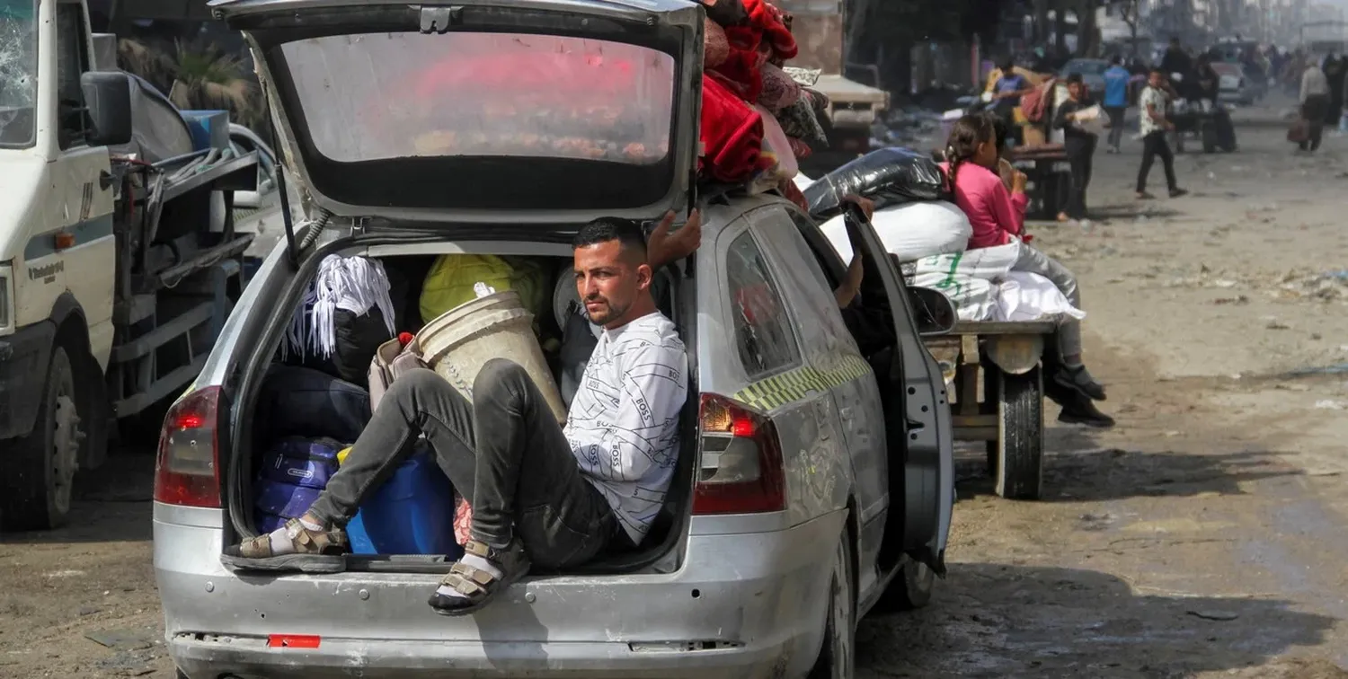 Evacuados en Jabalia, Gaza. Crédito: Mahmoud Issa/Reuters