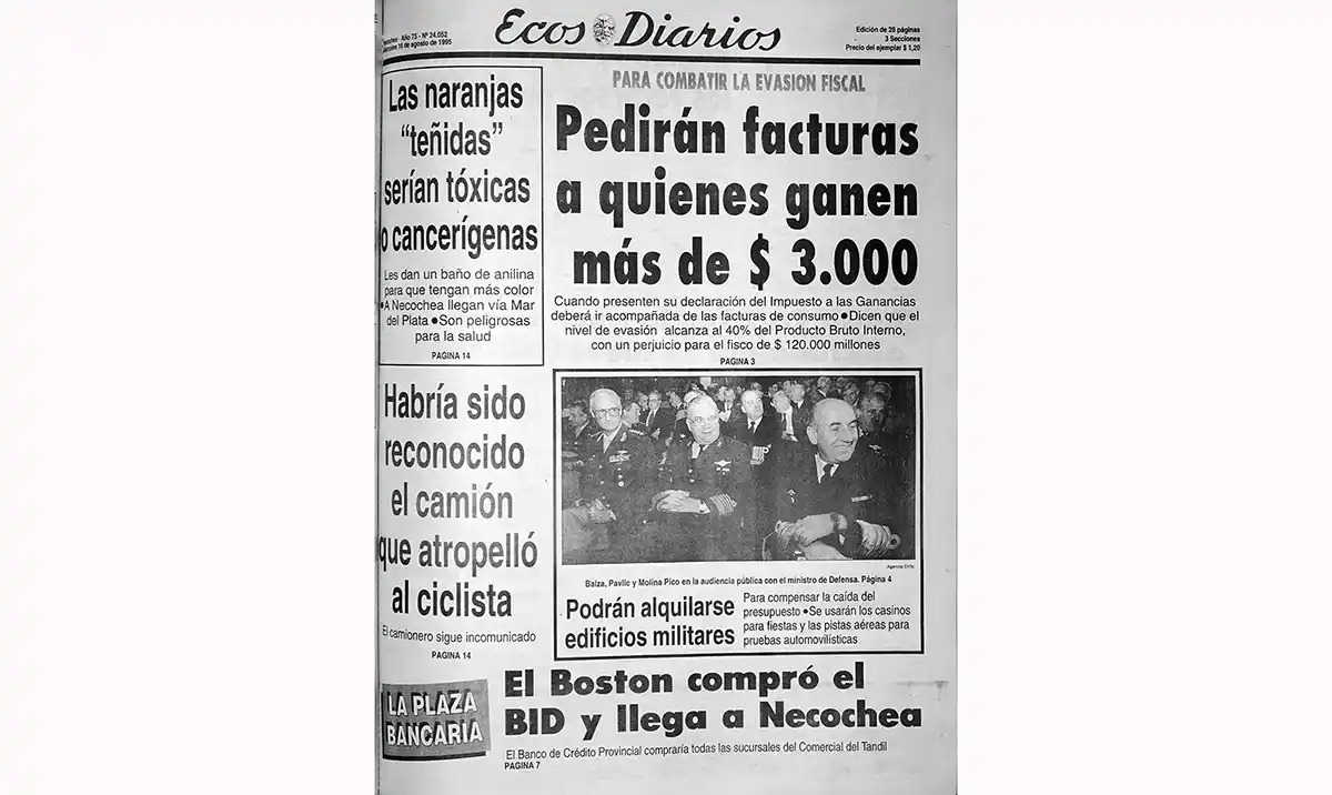 Miércoles 16 de agosto de 1995