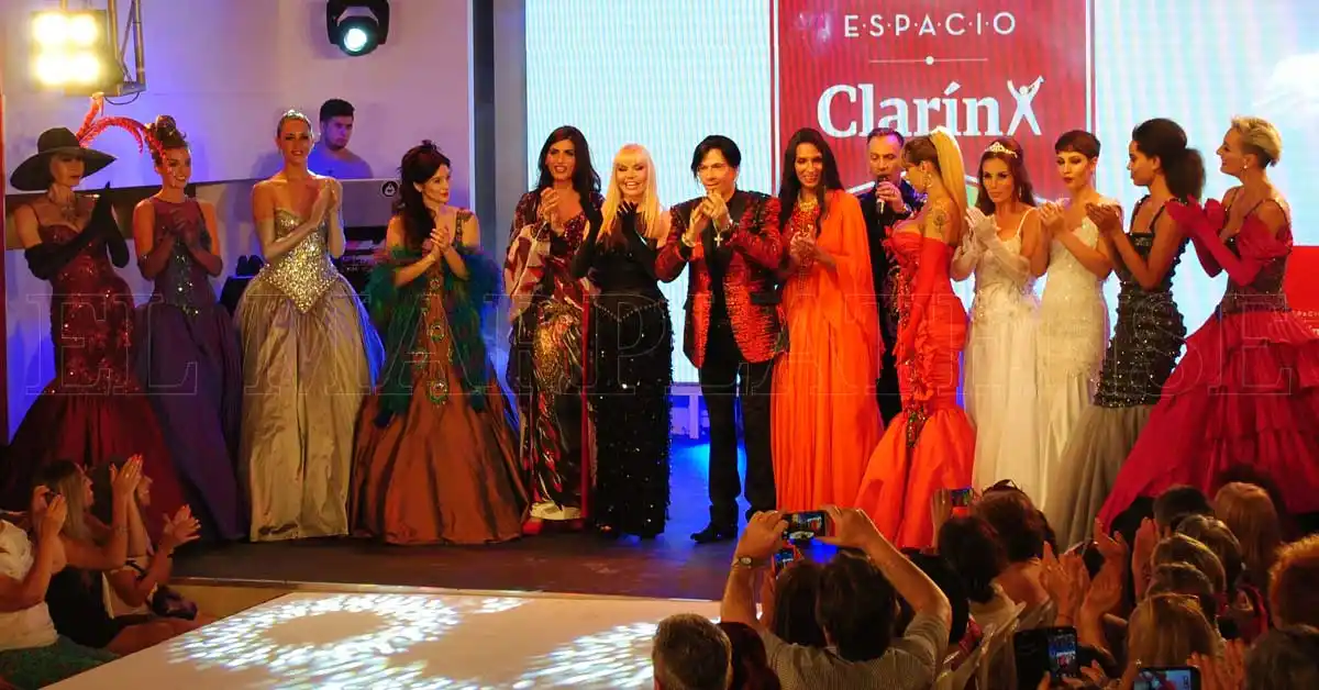 La moda estilo Hollywood de Piazza le puso glamour al Espacio Clarín