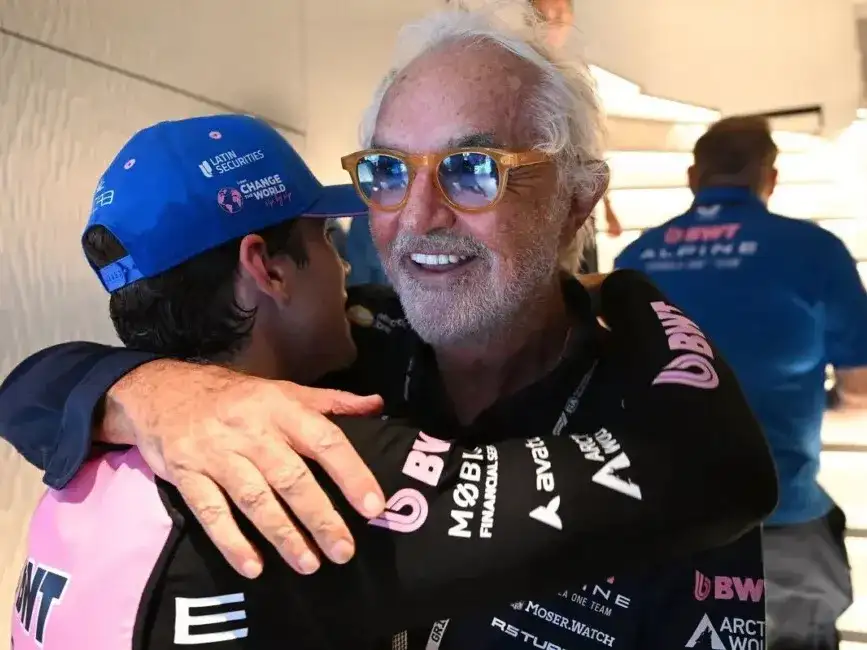 Briatore, feliz con Colapinto.