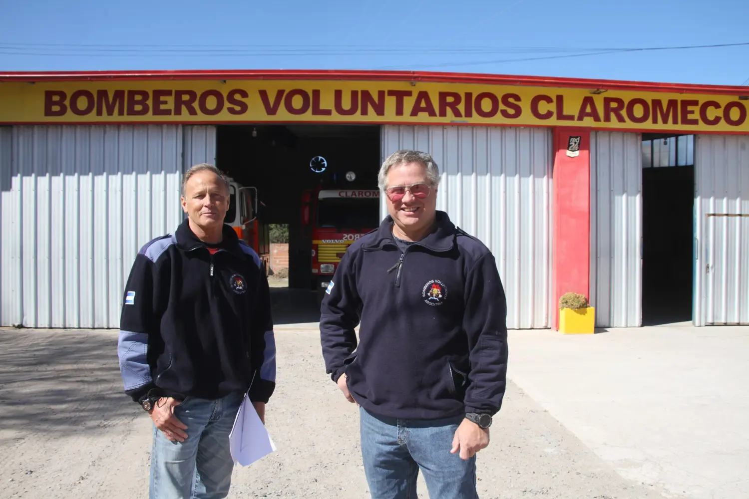 Bomberos de Claromecó pusieron manos a la obra