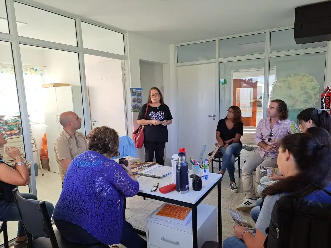 Integrantes de la lista “Marcha Blanca”, de Agmer, visitaron nuestra ciudad