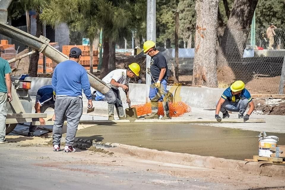 El senador Enrico visitó el Parque Municipal de Rufino