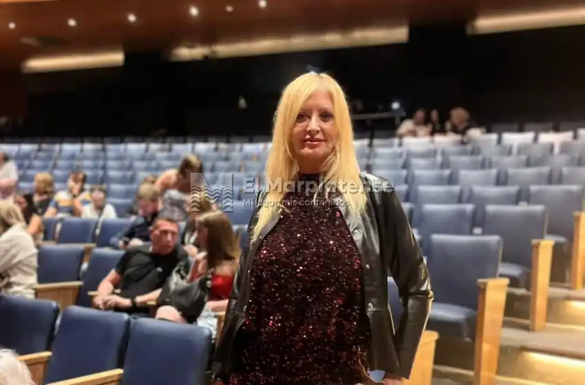 Amalia "Yuyito" González en el tratro Tronador BNA.