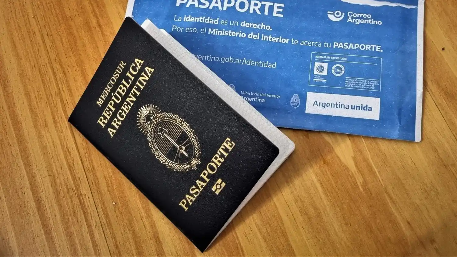 El nuevo pasaporte.