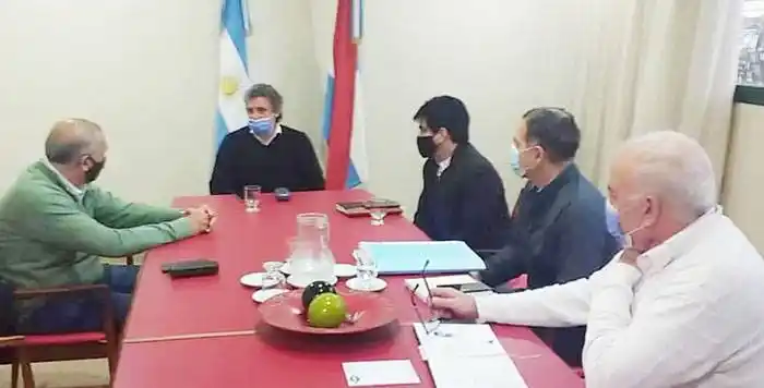 El intendente Bravo recibió  al presidente de La CODESAL José Luis Rodríguez