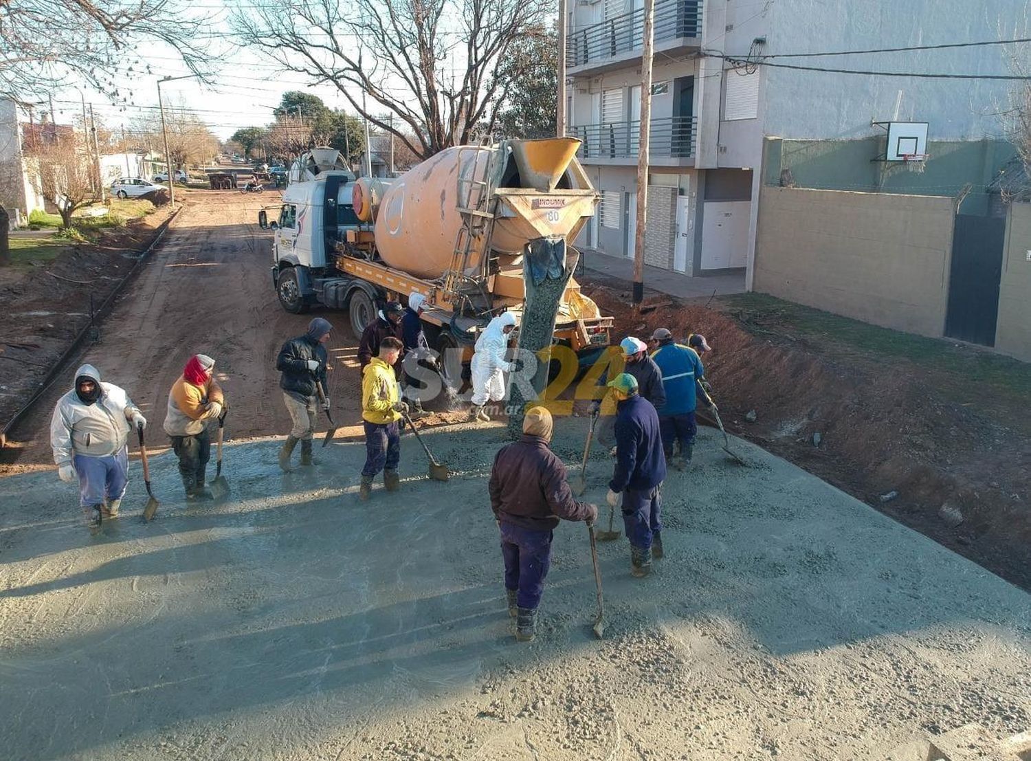 Venado Tuerto suma una nueva cuadra de pavimento a la ciudad