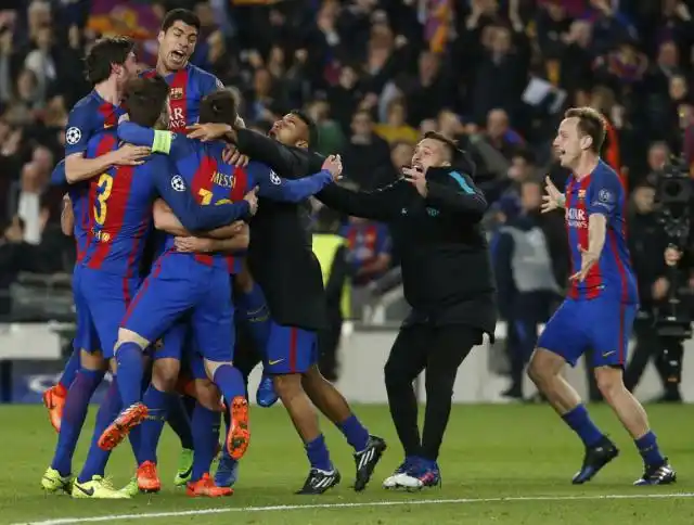  Barcelona alcanzó el milagro en el último segundo y logró una histórica clasificación