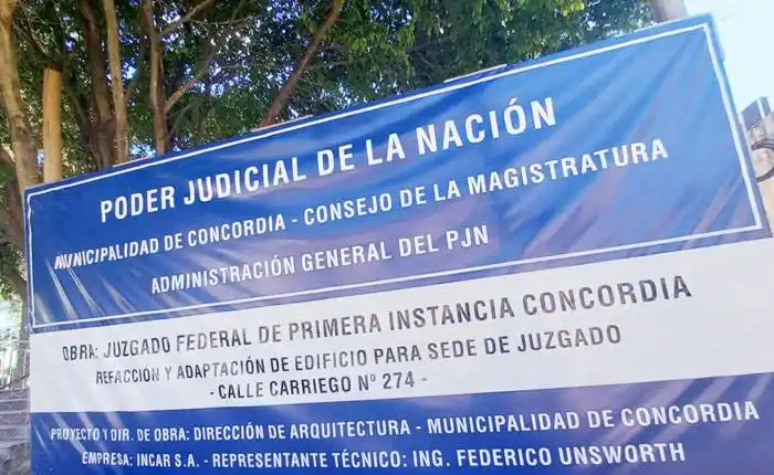 Francolini y el Consejo de la Magistratura recorrerán el Juzgado Federal previo a su  inauguración