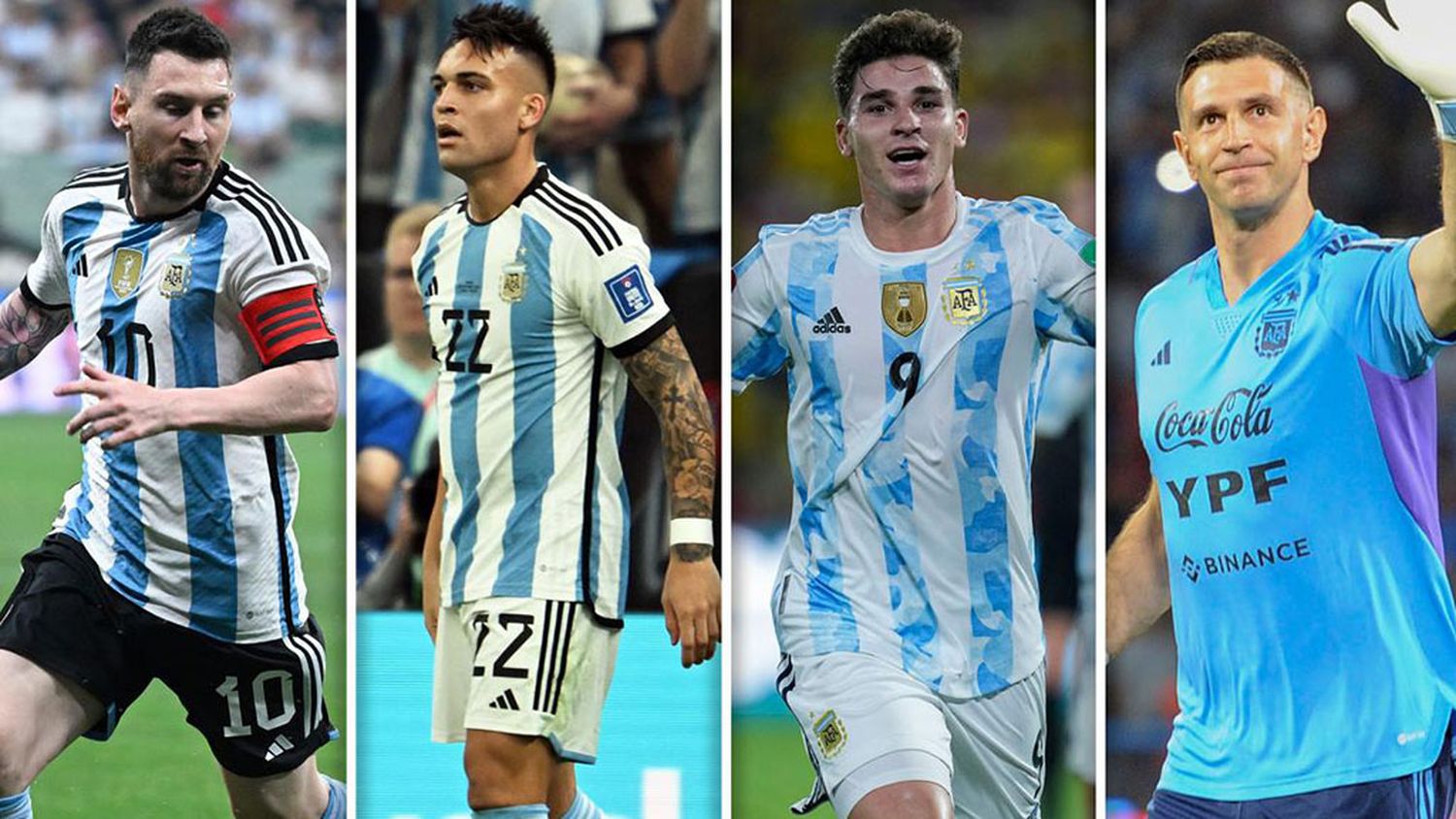 Los cuatro Campeones del Mundo en Qatar candidatos al Balón de Oro