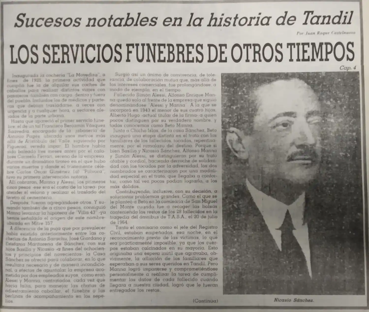 Capítulo 4: Los servicios fúnebres de otros tiempos