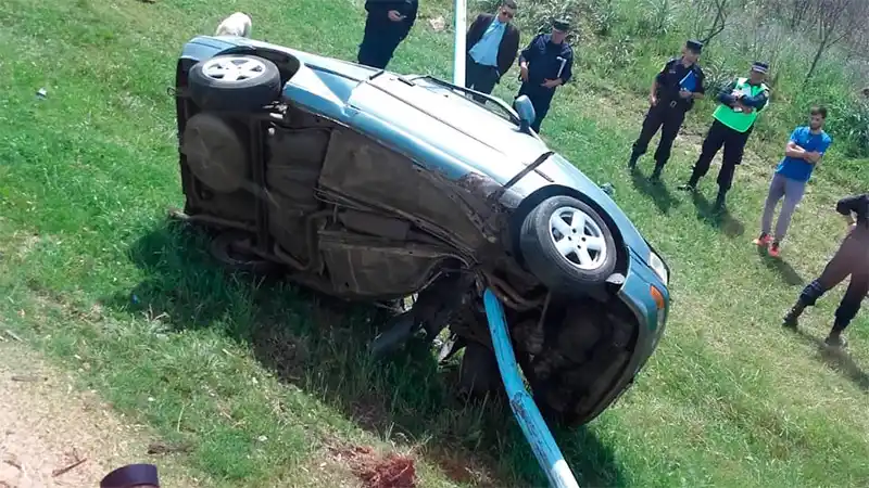 Impactante accidente fatal sobre la Ruta 22