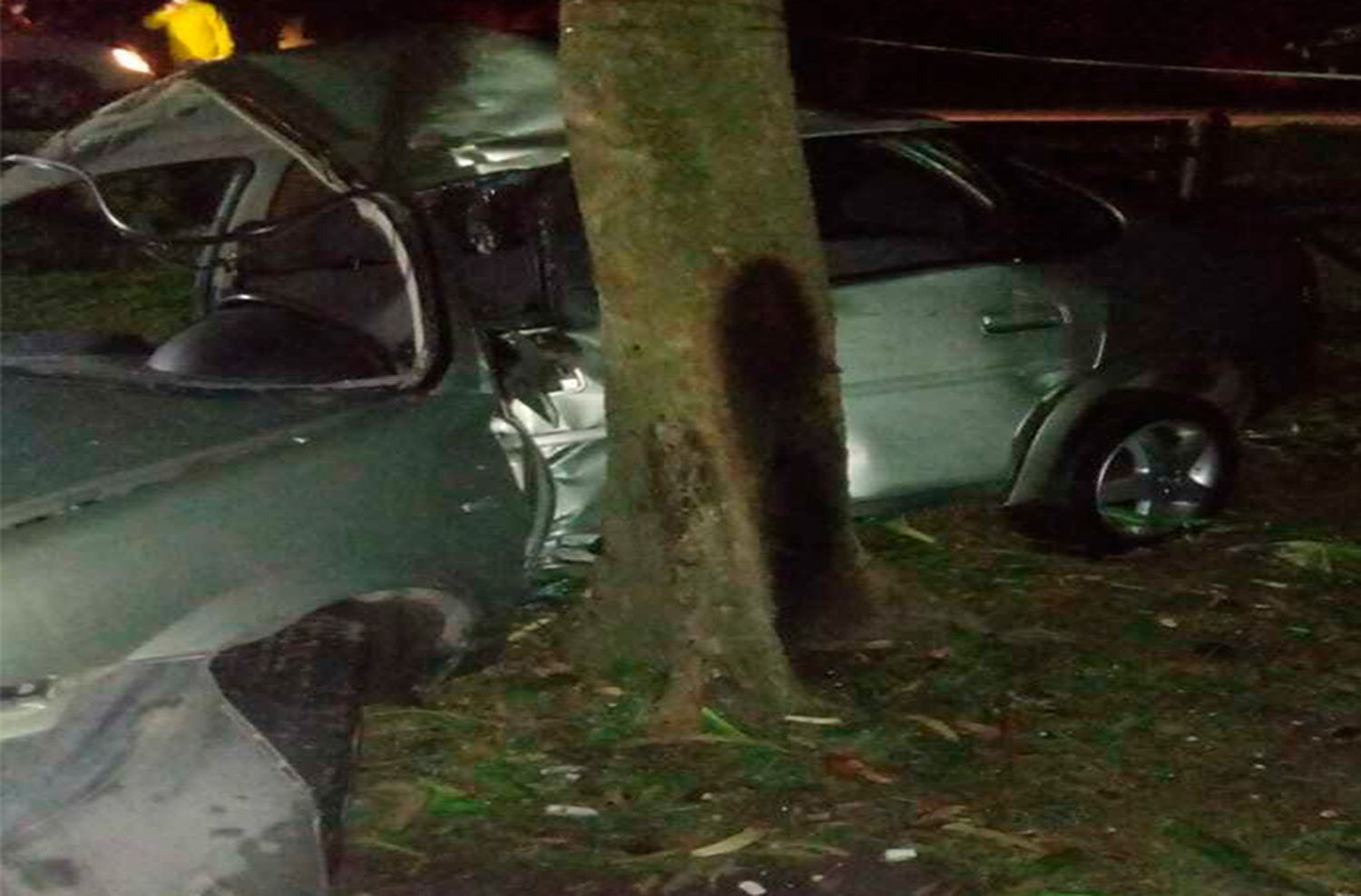 Un hombre en grave estado tras un impactante accidente en la ruta