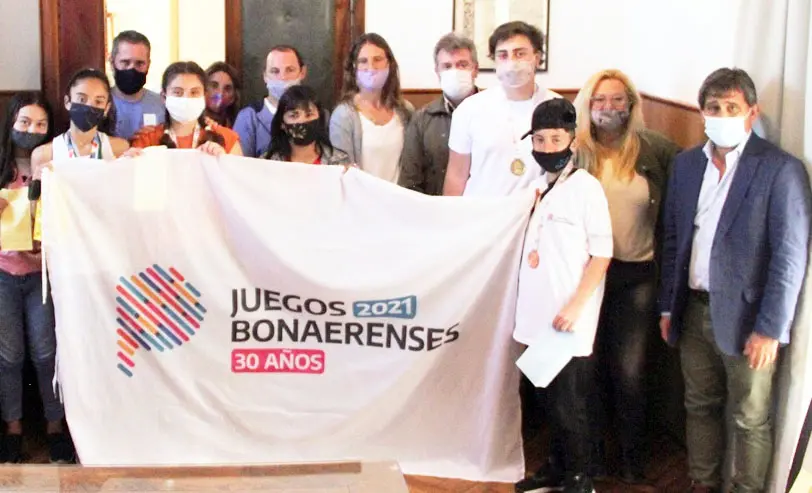 Delegación de los Bonaerenses fueron recibidos por Fioramonti