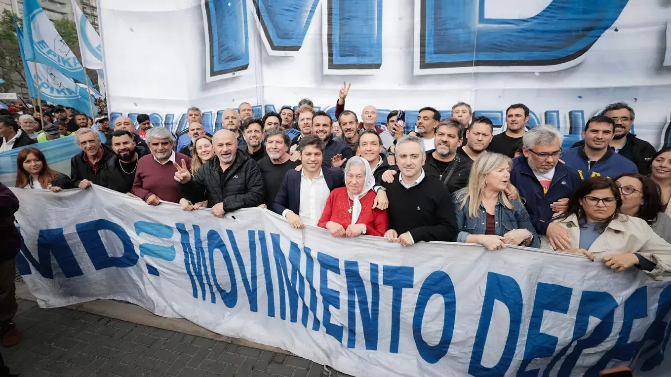 Kicillof en la Marcha Federal Universitaria.