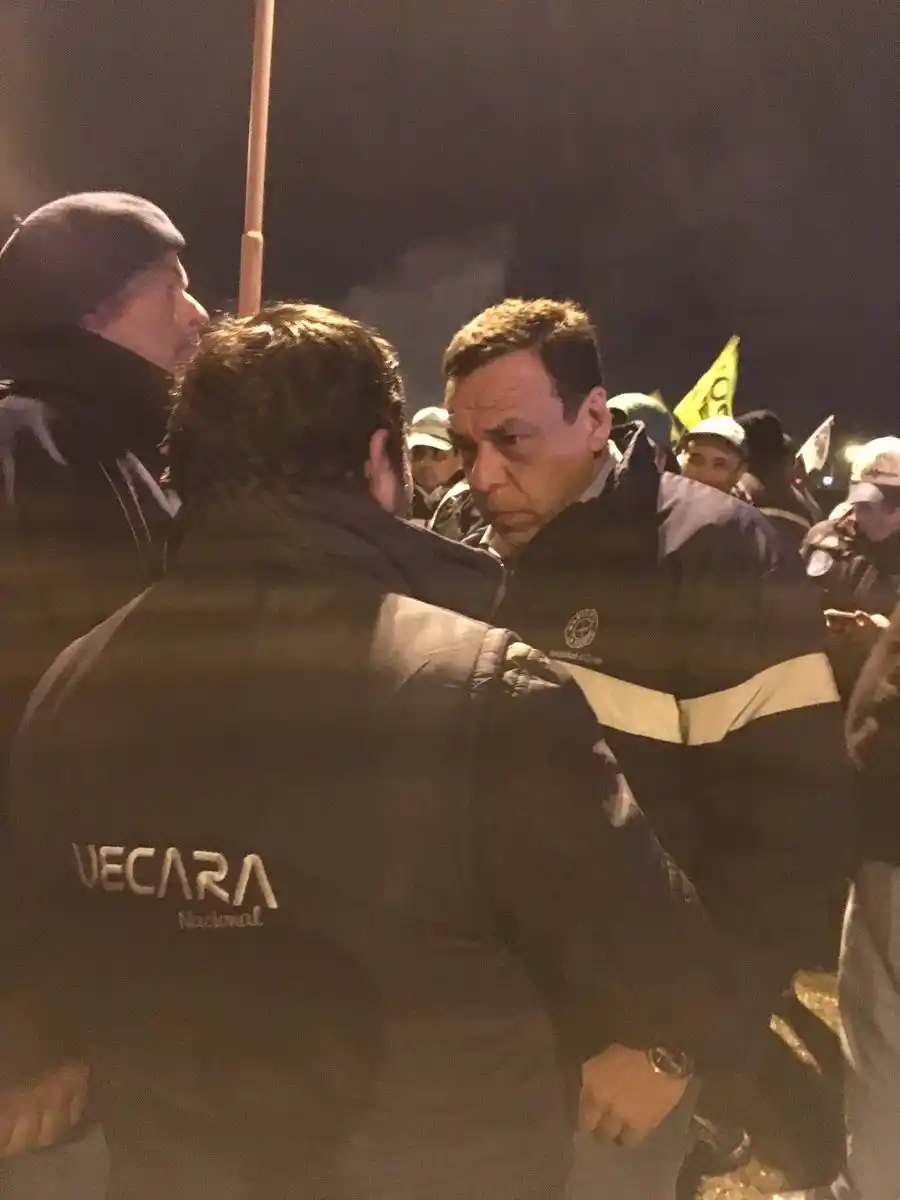 Zárate: Fuerte presencia de Gendarmería en el acampe de Atucha