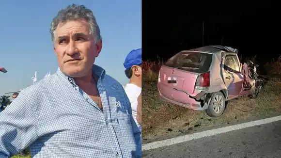 En la misma ruta donde se accidentó Zavatarelli: Murió en un choque el titular de la Federación Agraria, Carlos Achetoni