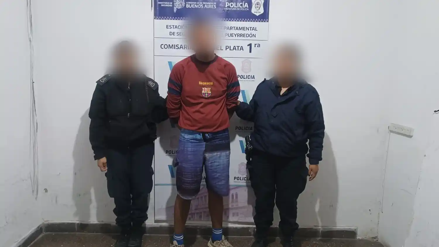El hecho ocurrió en Corrientes y Bolívar, pleno centro de Mar del Plata.