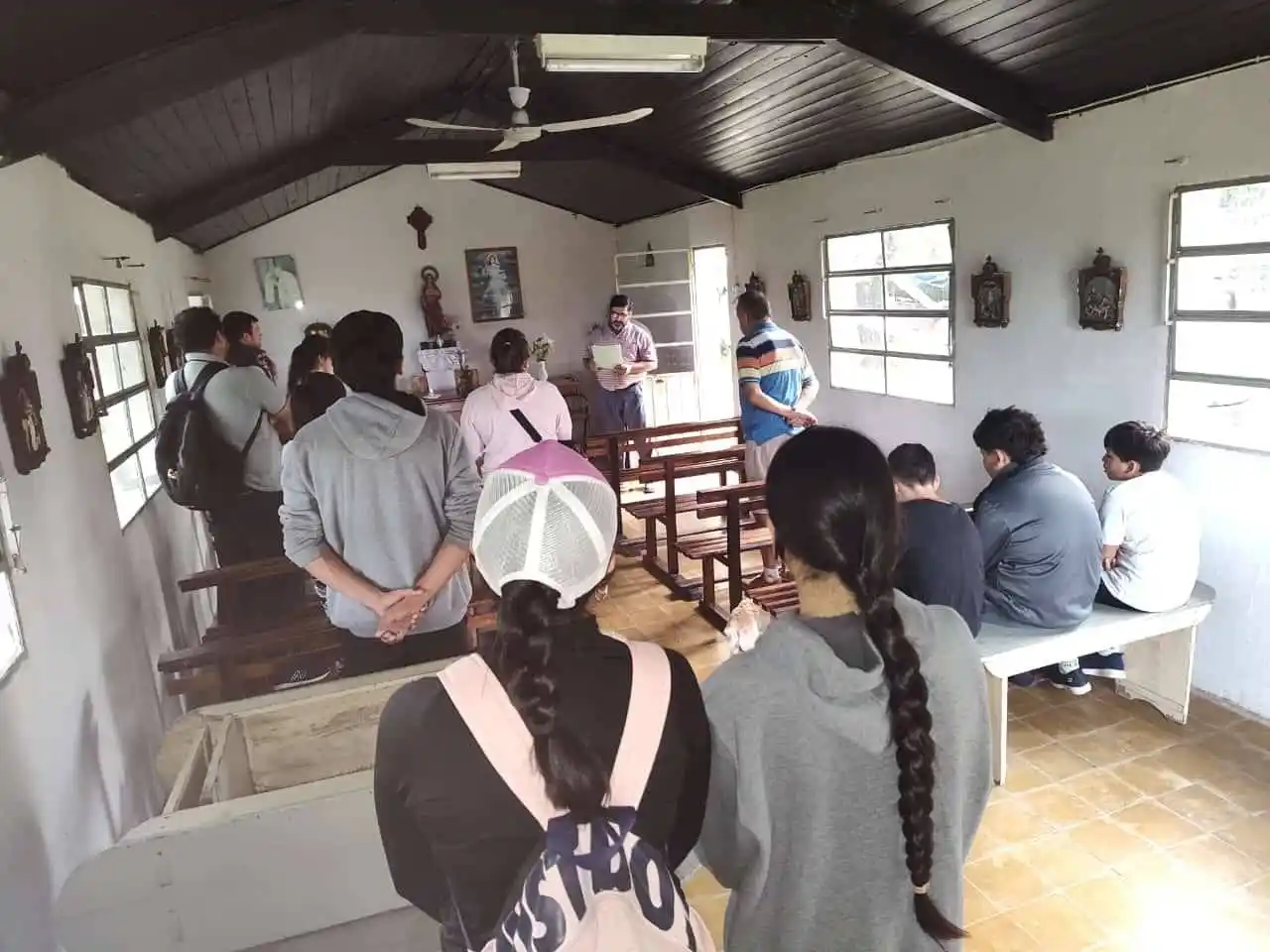 Feligreses participaron de la "Bicicleteada Brocheriana" en honor al Cura Gaucho