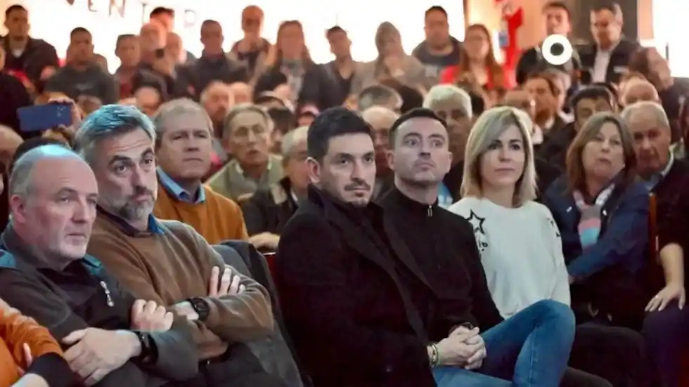 Mestre, Ferrer y De Loredo, en el congreso de Villa Giardino