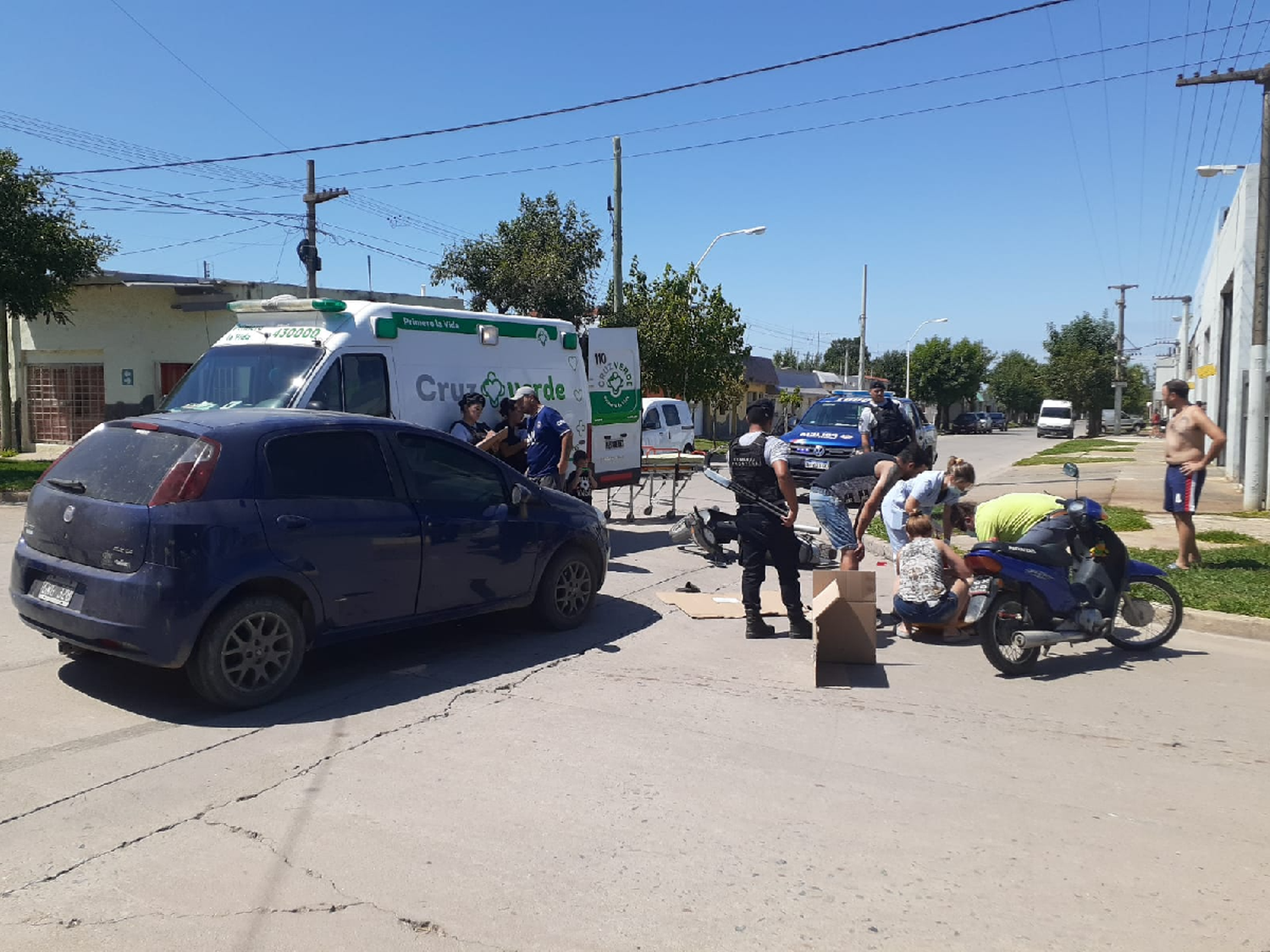 Frontera: grave accidente entre las calles 90 y 7