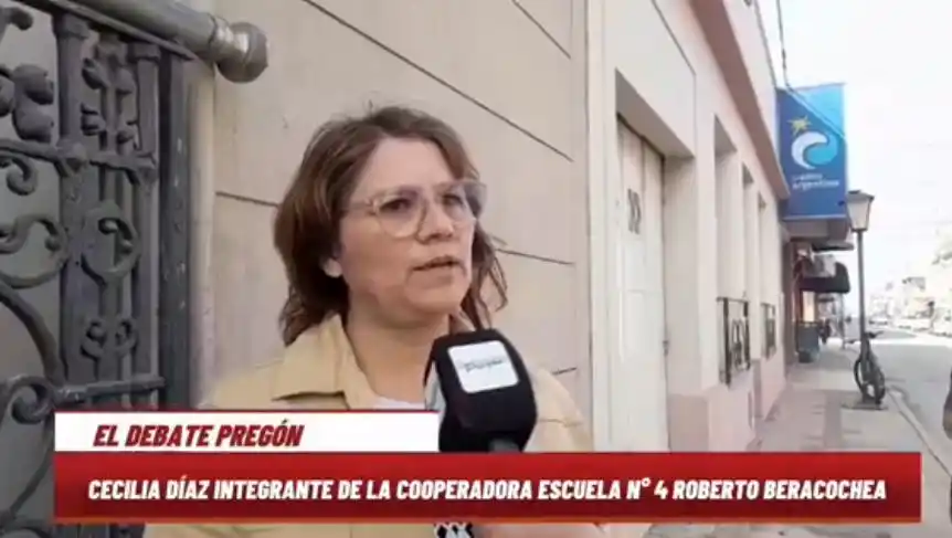 Dialogamos con Cecilia Díaz de la Asociación Cooperadora de la Escuela nº4 Roberto Beracochea ex 122, sobre los trabajos que se viene realizando.