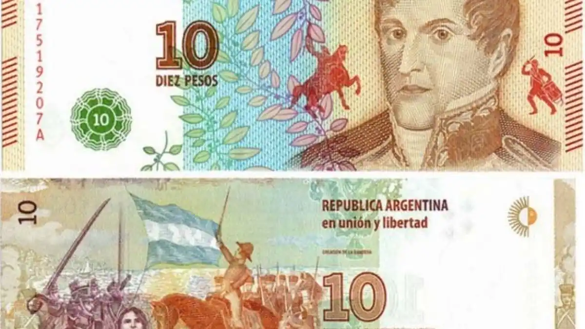 Billetes de $10 con un error de impresión cotizan a $27.000