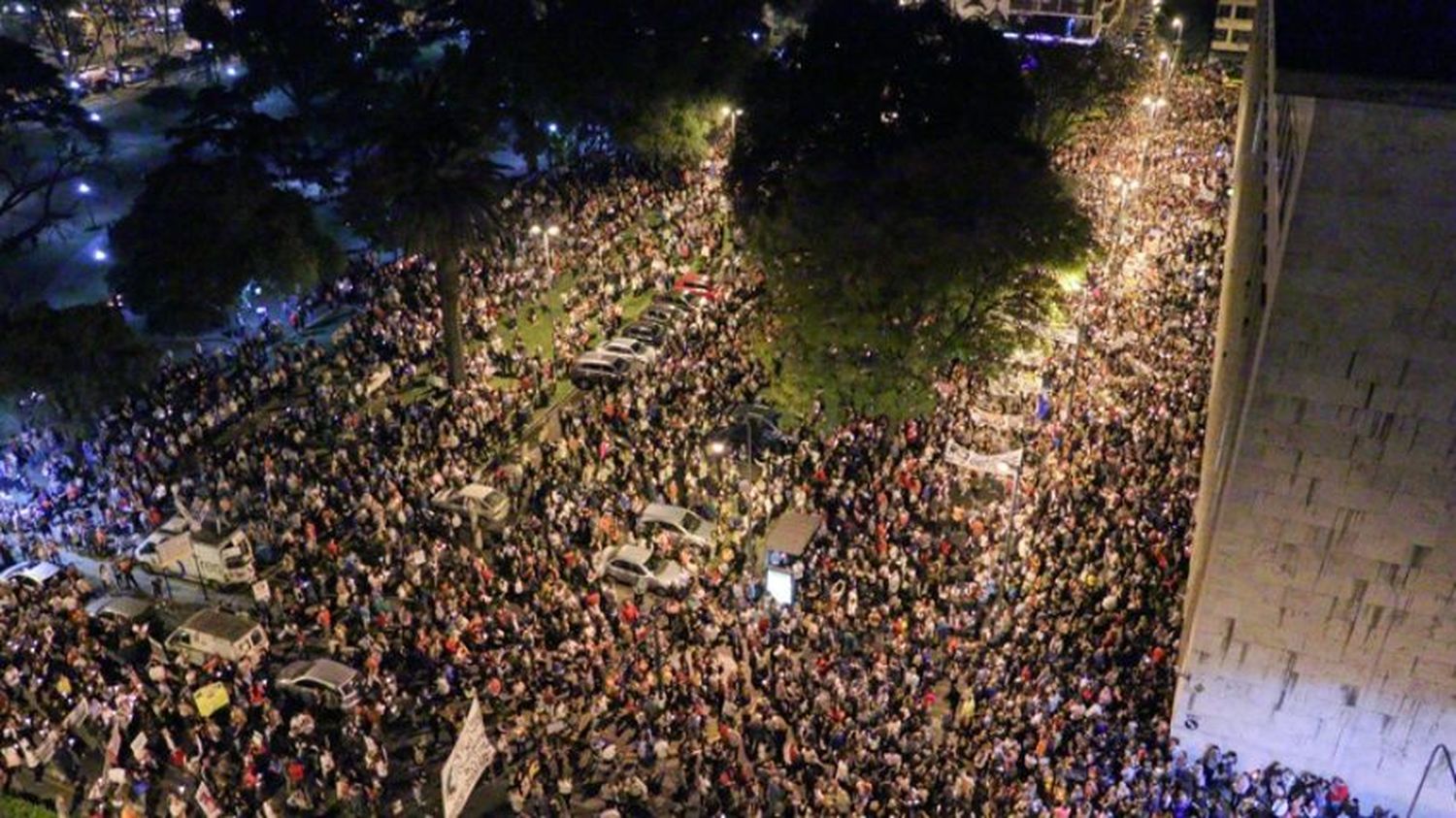 Impresionante reclamo de seguridad y justicia