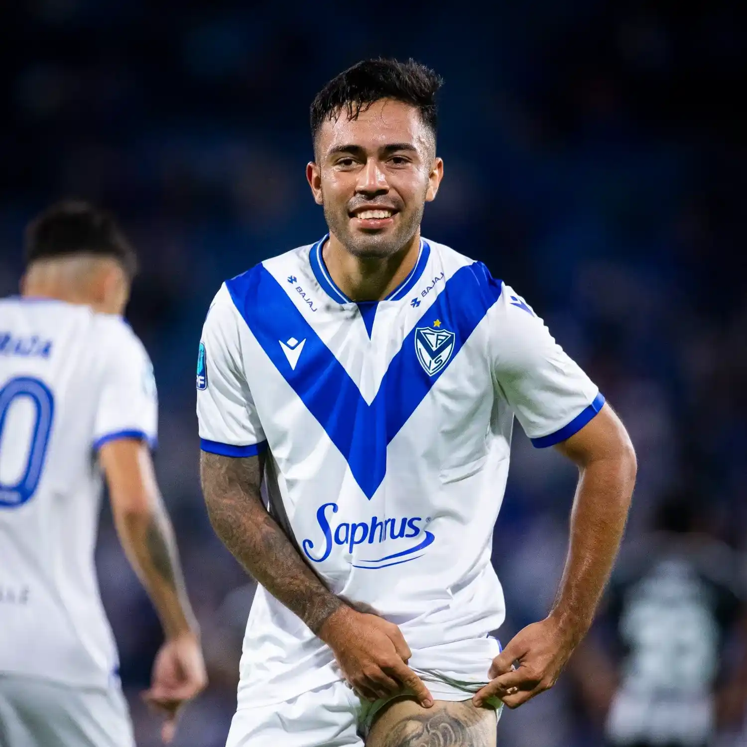 García anotó el gol de la victoria para Vélez.
