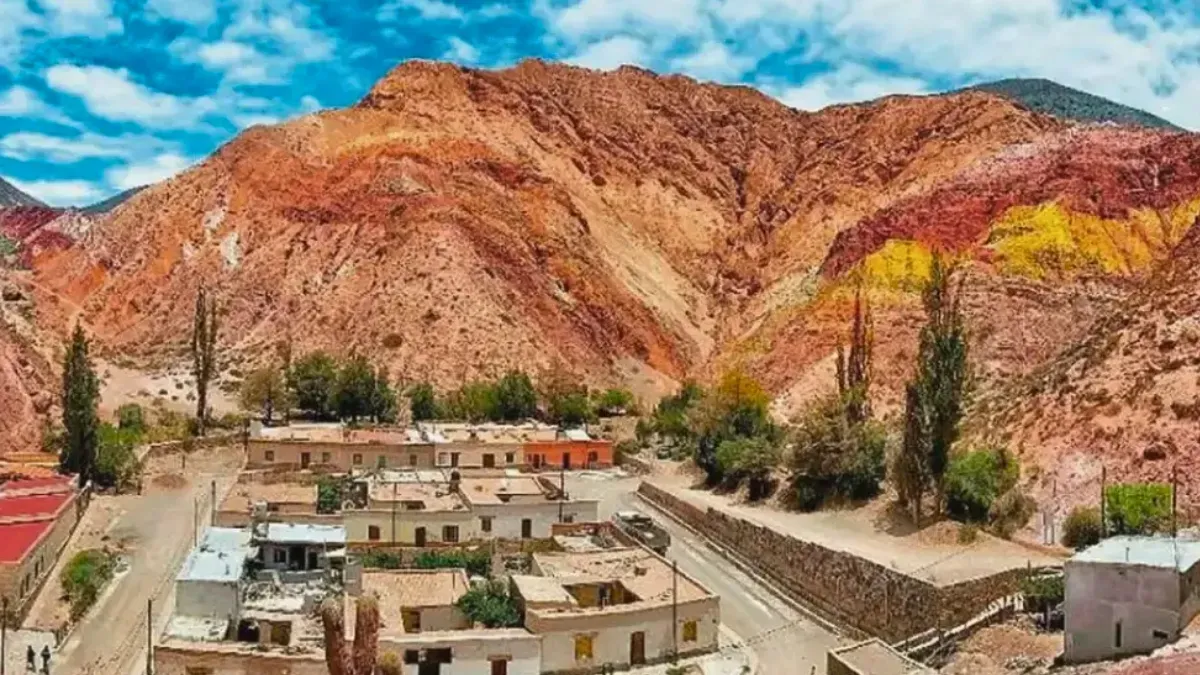En este pequeño pueblo se respira paisaje andino.