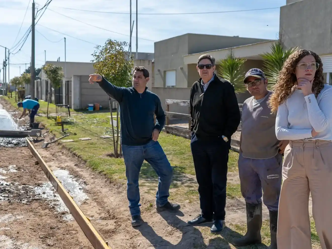 Obras. Continúan las mejoras en las calles de San Cayetano
