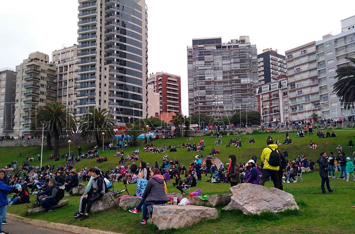 Fan Fest: tras la derrota, los marplatenses renuevan la esperanza de cara al sábado