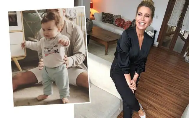 Los primeros pasitos de Felipe, el hijo de Florencia Peña