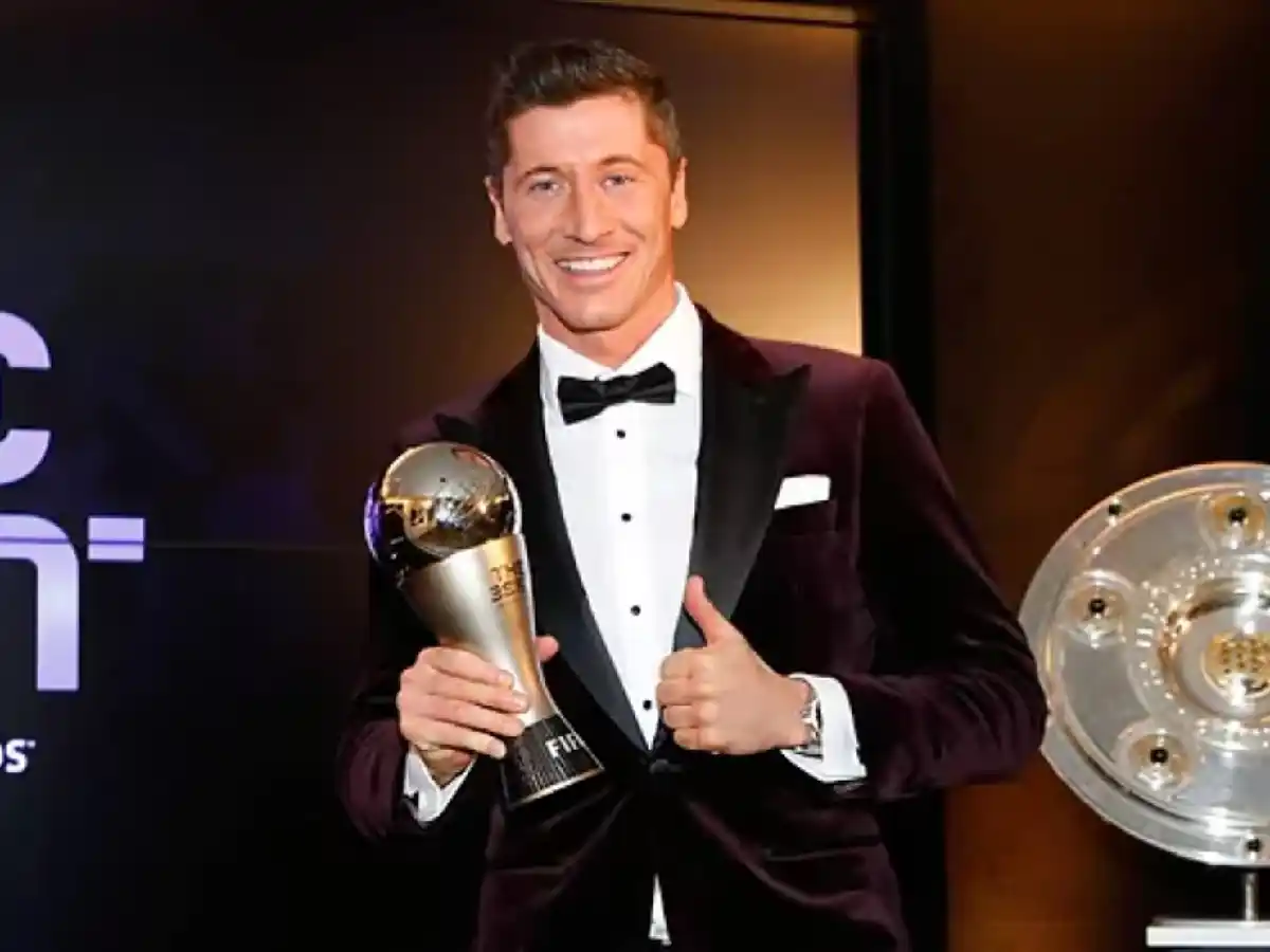 Lewandowski se quedó con el premio The Best 2021