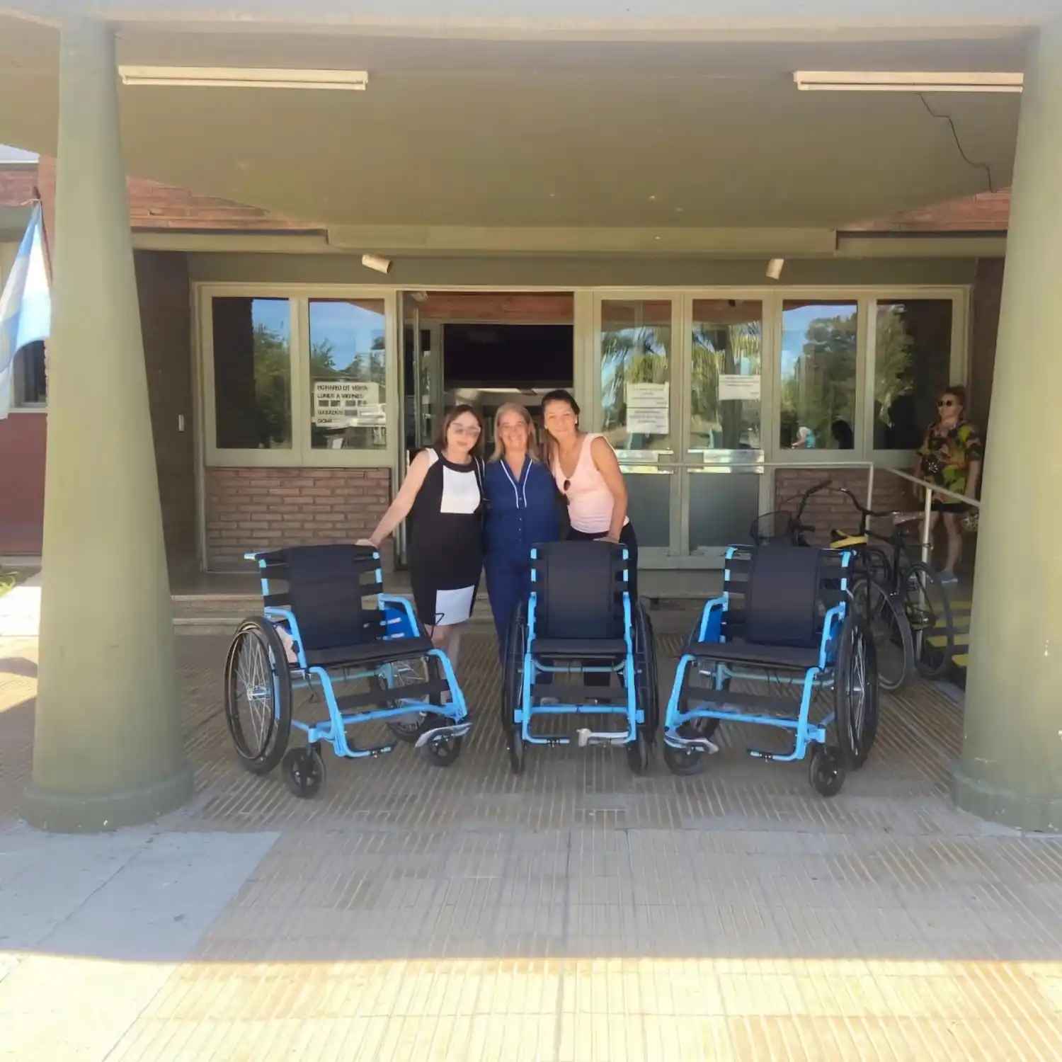 Instituciones rufinenses recibieron las donaciones.