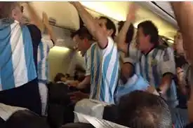 Mundial 2014: Mensaje de Quilmes a los hinchas argentinos en vuelo a Brasil