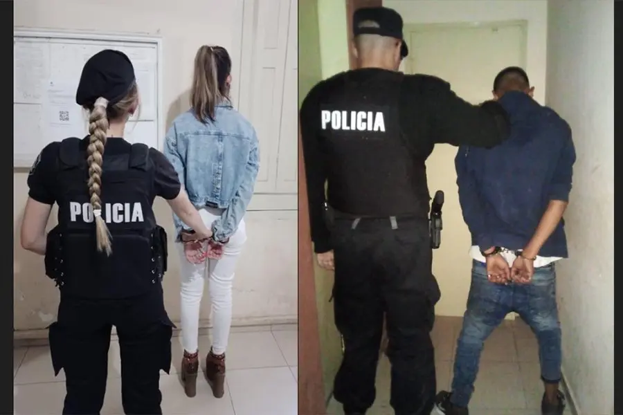 Una pareja de esperancinos terminaron detenidos por robar a mano armada