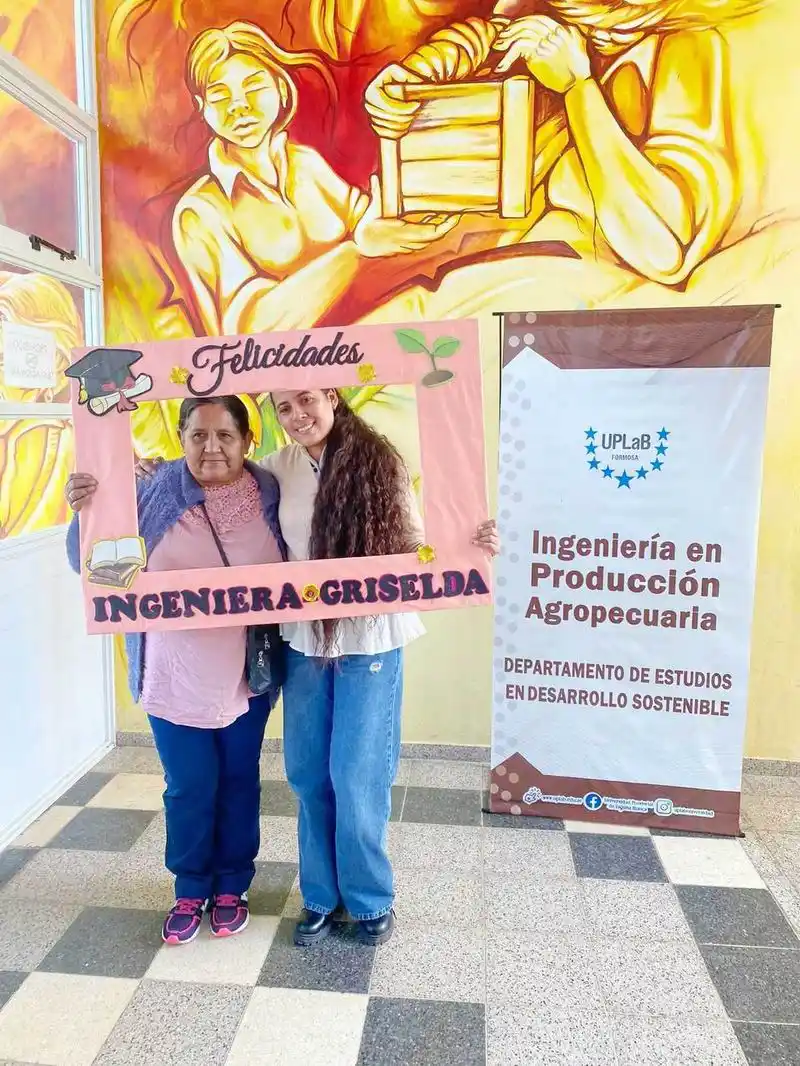 UPLaB: es oriunda de El Potrillo y se graduó
como ingeniera en Producción Agropecuaria